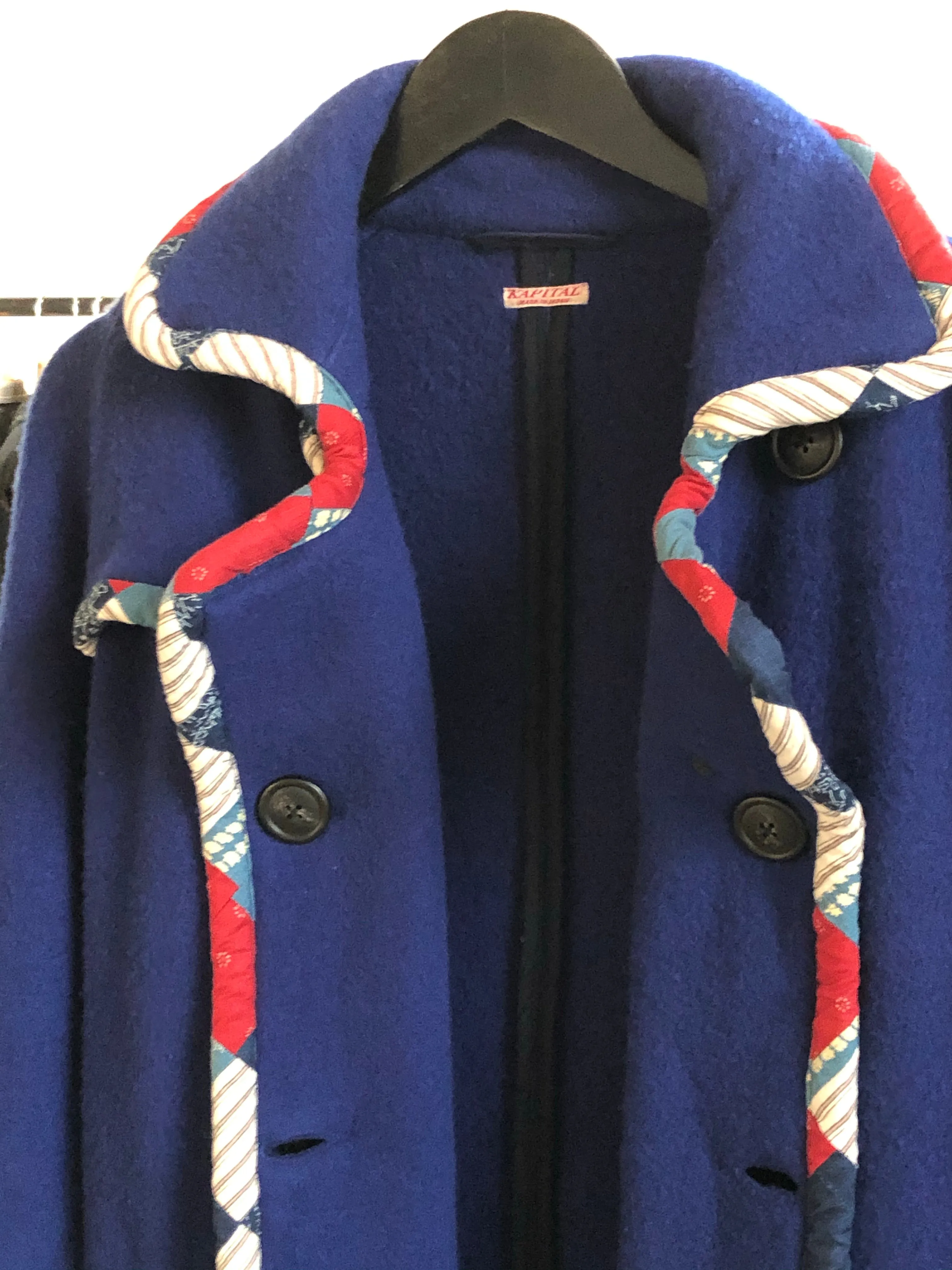 Kapital Wool Quilted Trench Coat