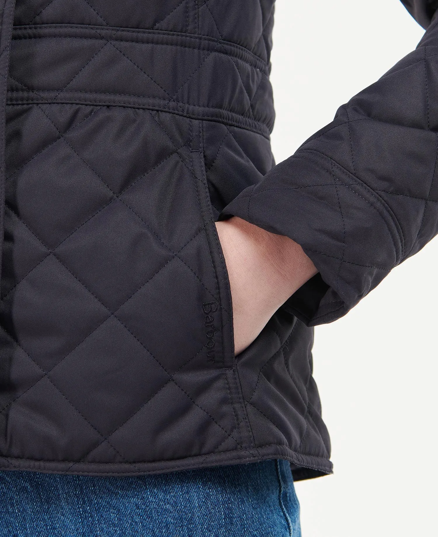 LADIES BARBOUR JEMIMA QUILTED JACKET - MIDNIGHT