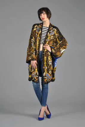 Luxe Baroque Sequin Leopard Trophy Jacket