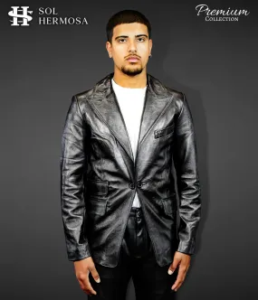 Men's Leather Blazer - Fernandez