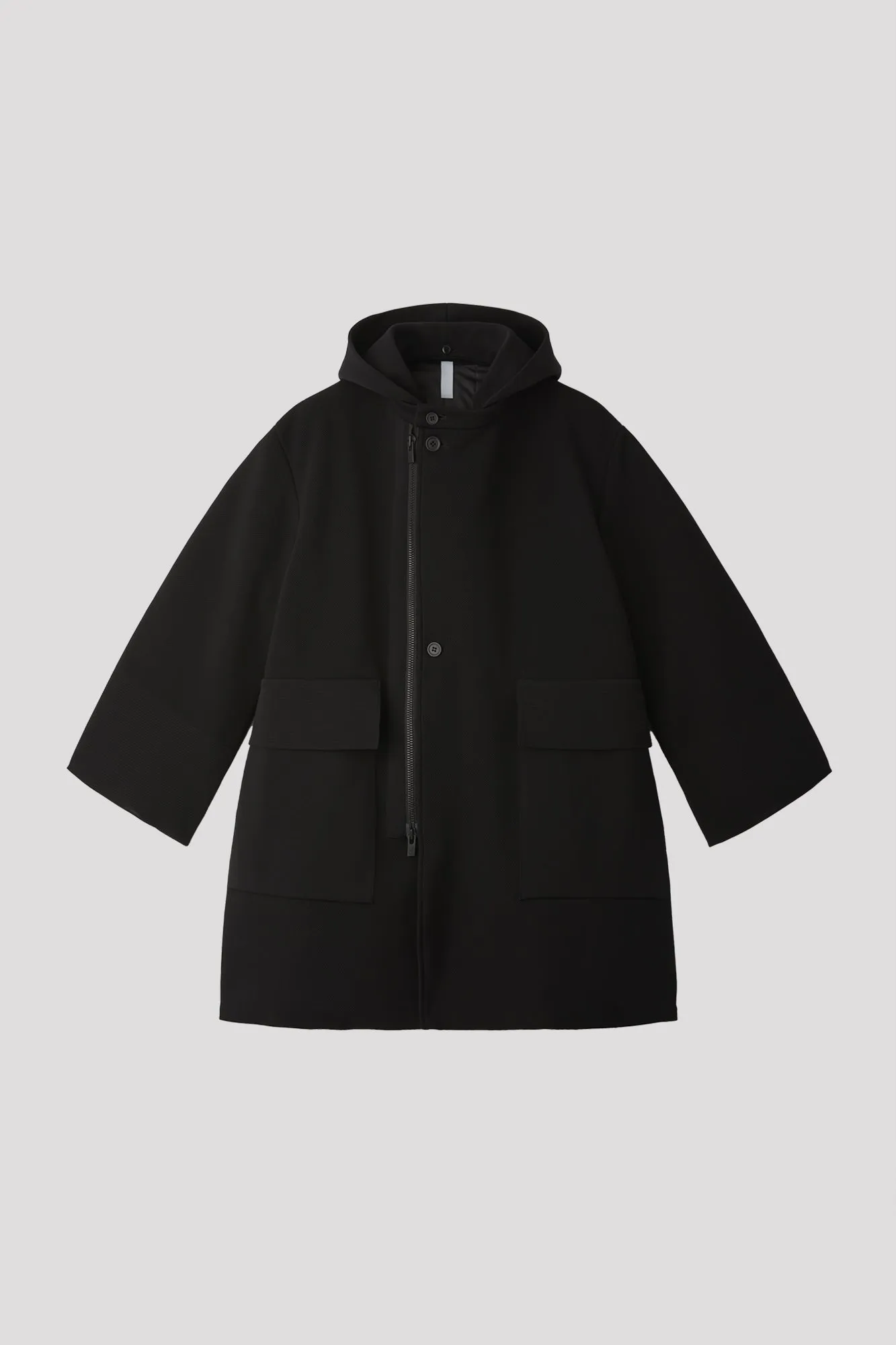 MESH HOODIE COAT