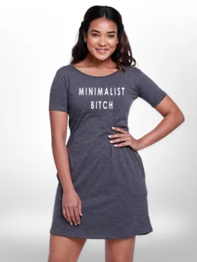 Minimalist Printed Girls Long T-shirt Anther