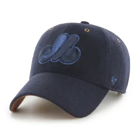 Montreal Expos MLB 47 Brand Men's Tonal Blue Peacoat Clean Up Adjustable Hat