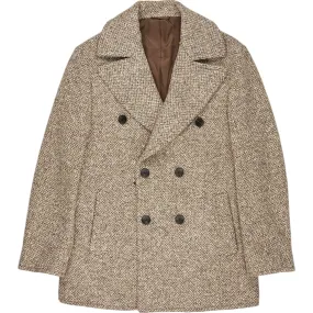 Moss Bros Tweed Pea Coat