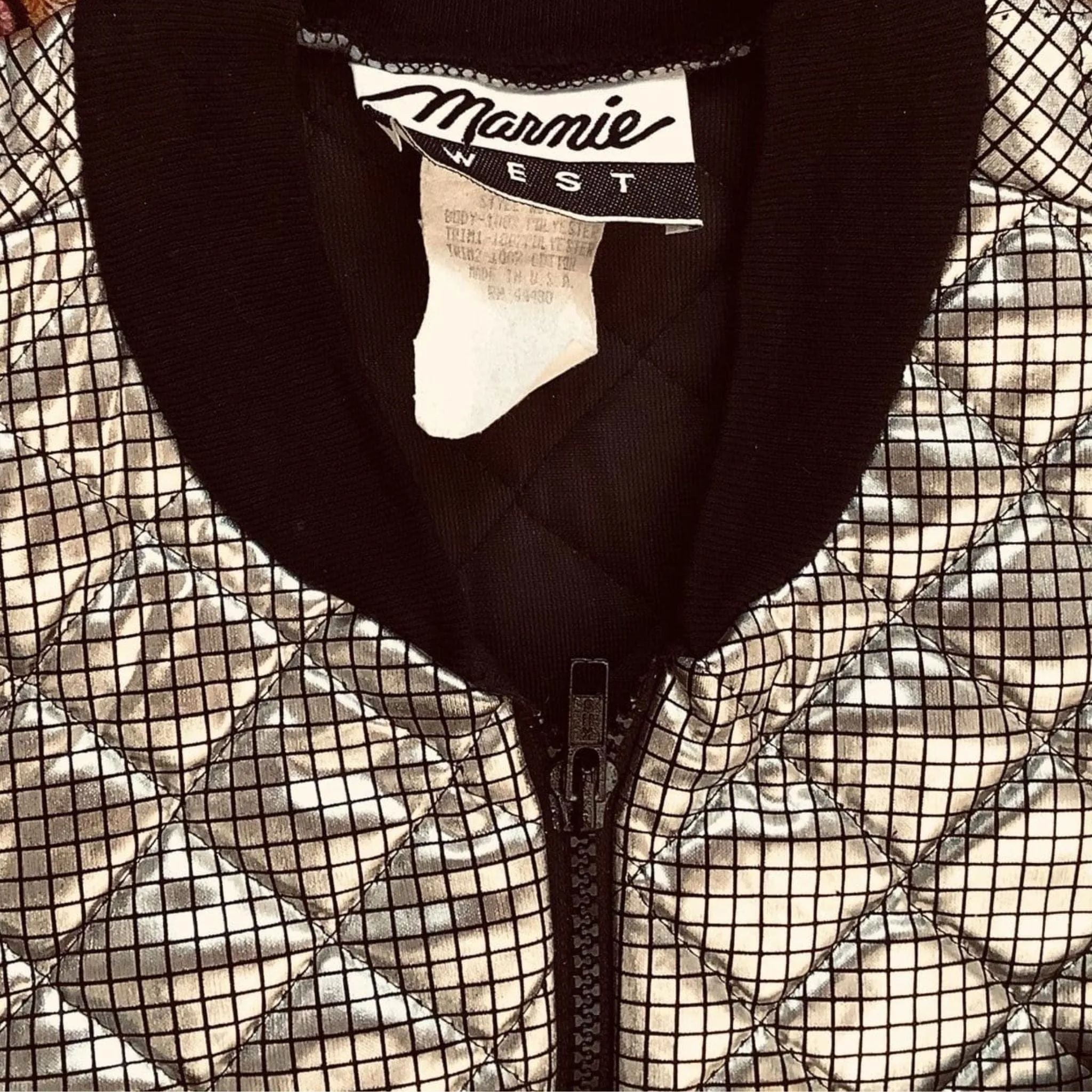 Quilted Gold Jacket