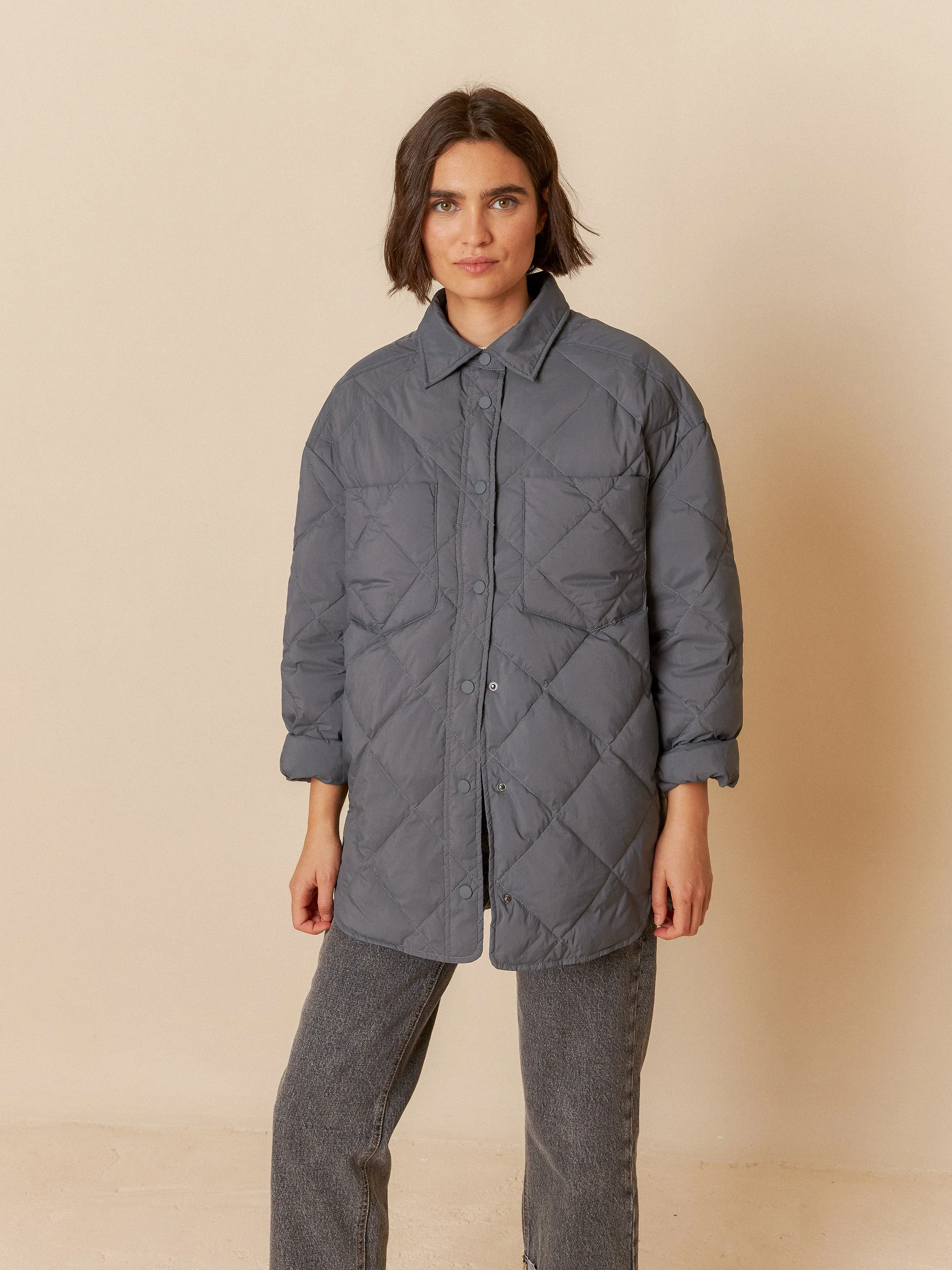 Quilted Overshirt - Indi & Cold