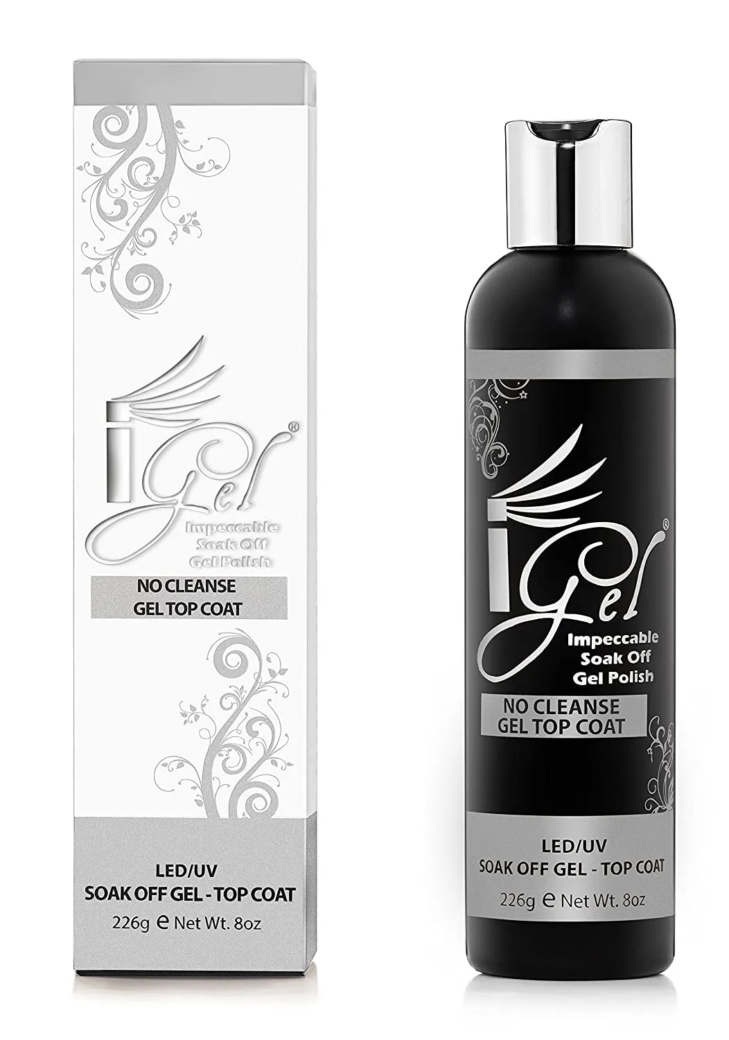 REFILL BUNDLE - IGEL NO CLEANSE TOP COAT - 8 OZ   12 FREE 0.5 OZ BOTTLES