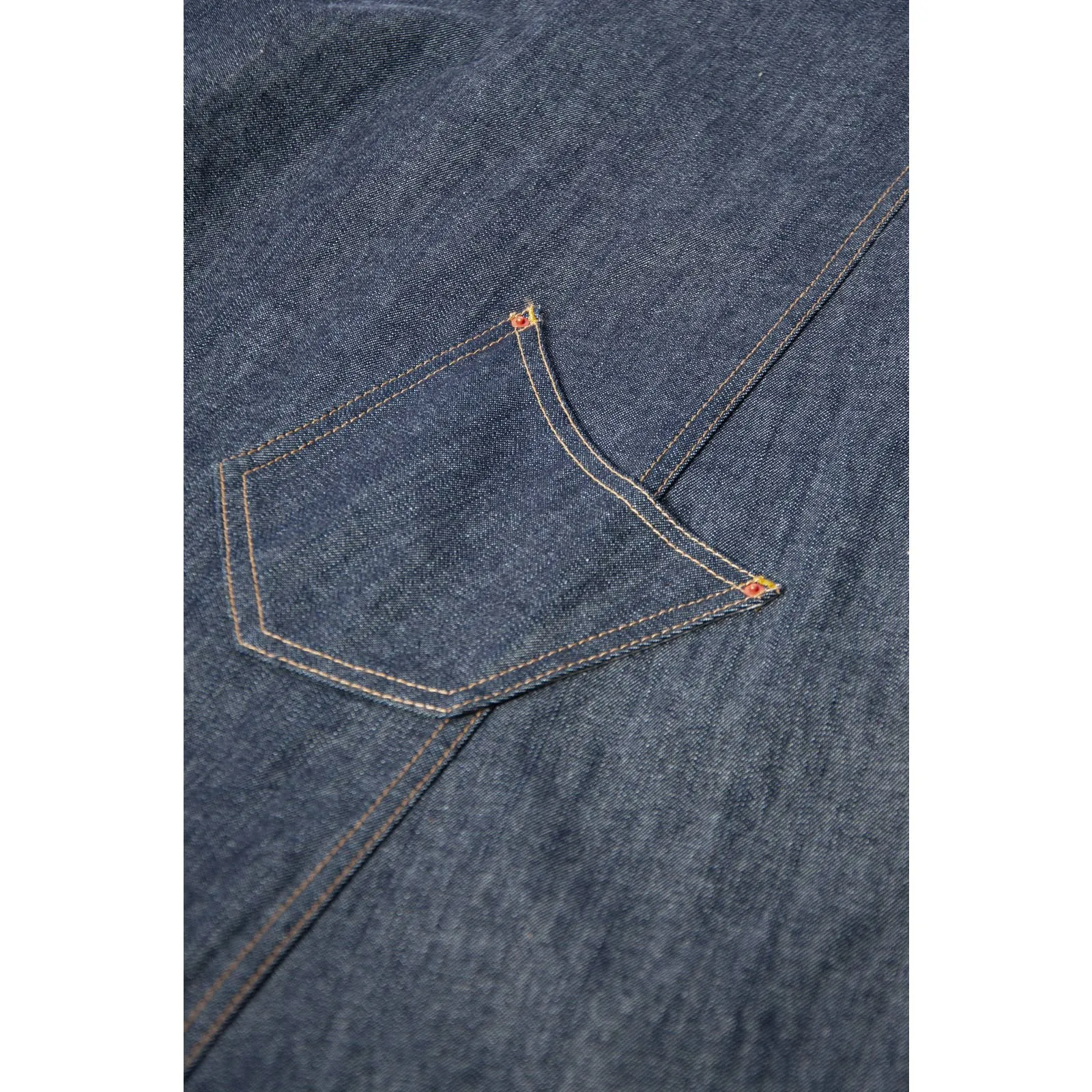 Regulation Yohji Yamamoto Coat Dark Blue Denim Cotton Duster Trench Coat SZ S/M