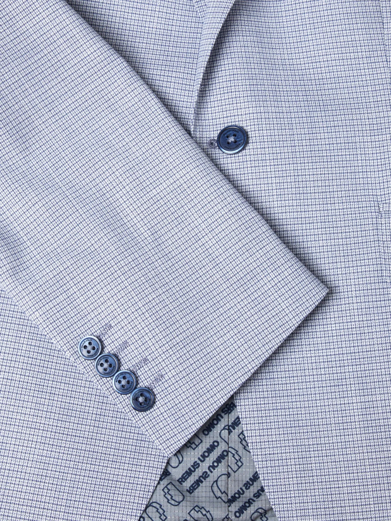 Remus Uomo Petro Tapered Fit Blazer Jacket - Sky Blue