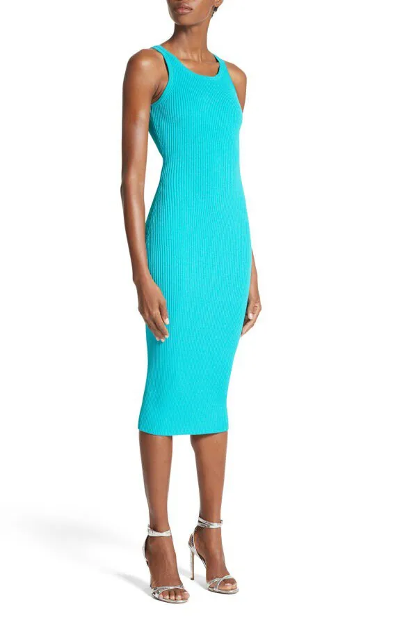Ribbed Sheath Dress