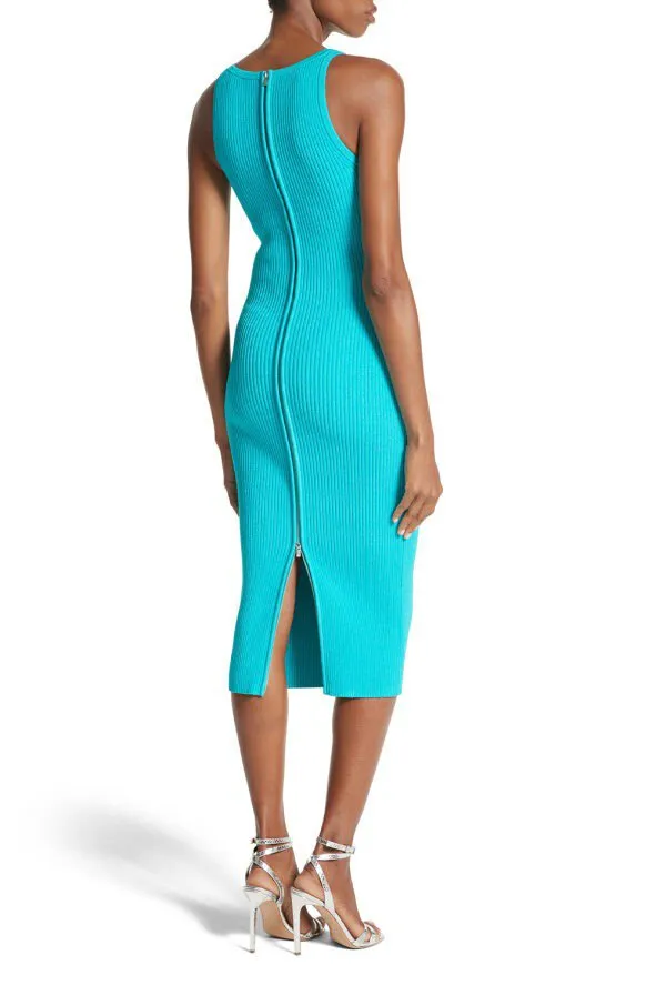 Ribbed Sheath Dress
