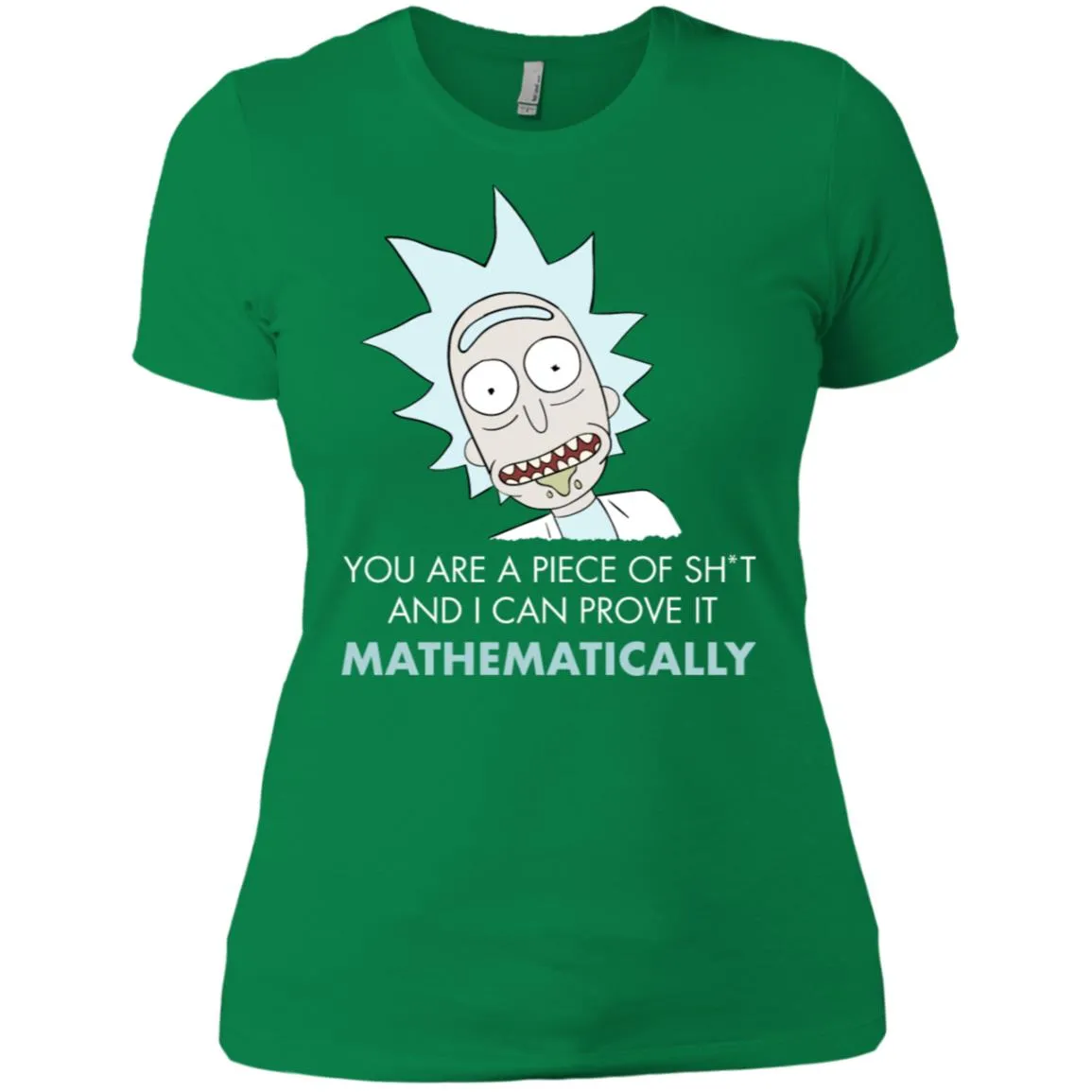 Rick And Morty Mathematical Proof Quote Women T-Shirt
