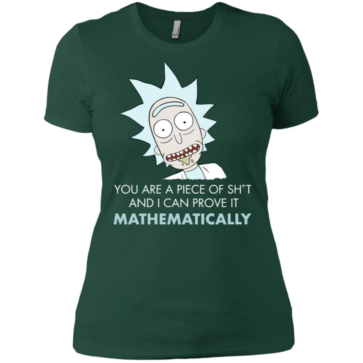Rick And Morty Mathematical Proof Quote Women T-Shirt