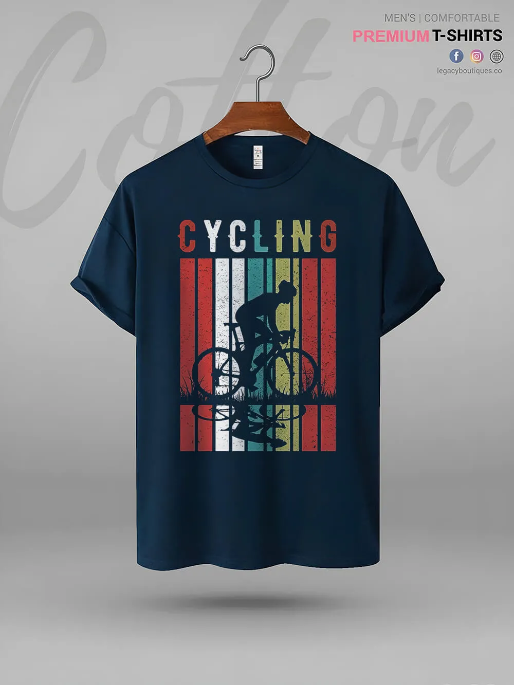 Road Cycling Printed Mens T shirt at a Resonable Price