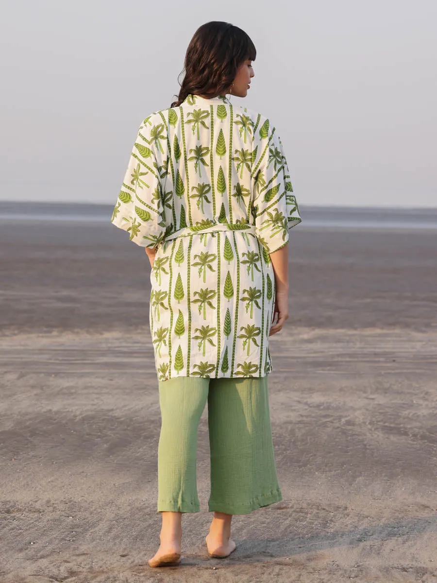 Set of 3 - Marini Kimono Jacket and Palazzo Pants