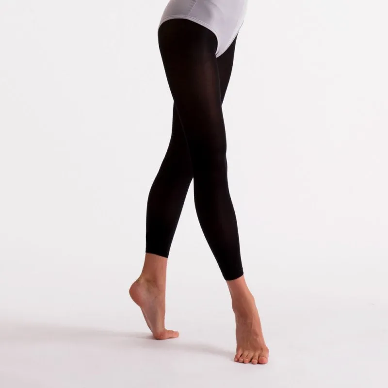 Silky Dance Essentials Black Footless Ballet Tights