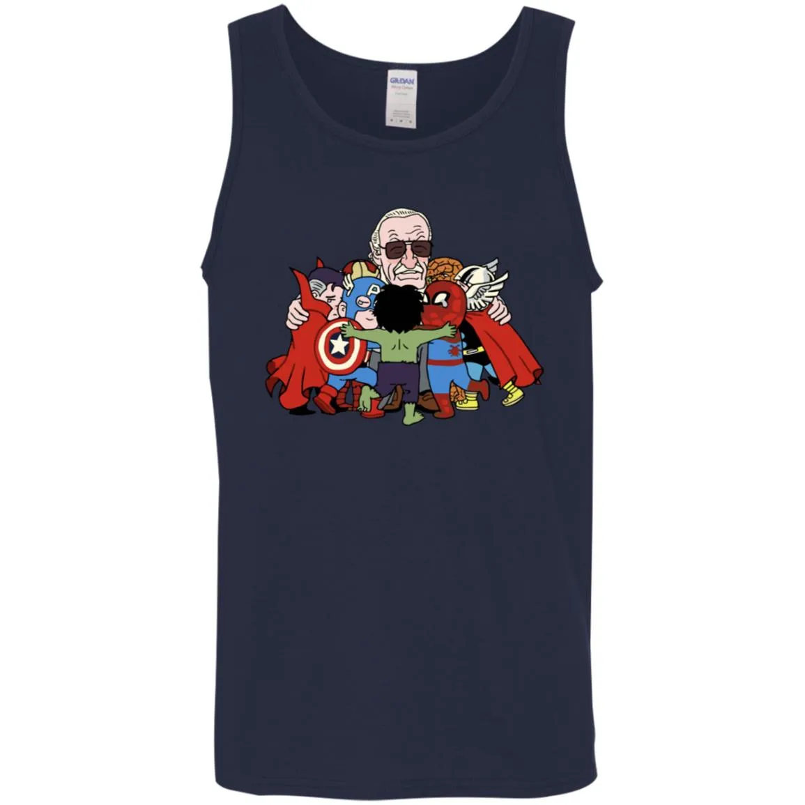 Stan Lee Shirt - Father Of Super Heroes Men Tank Top