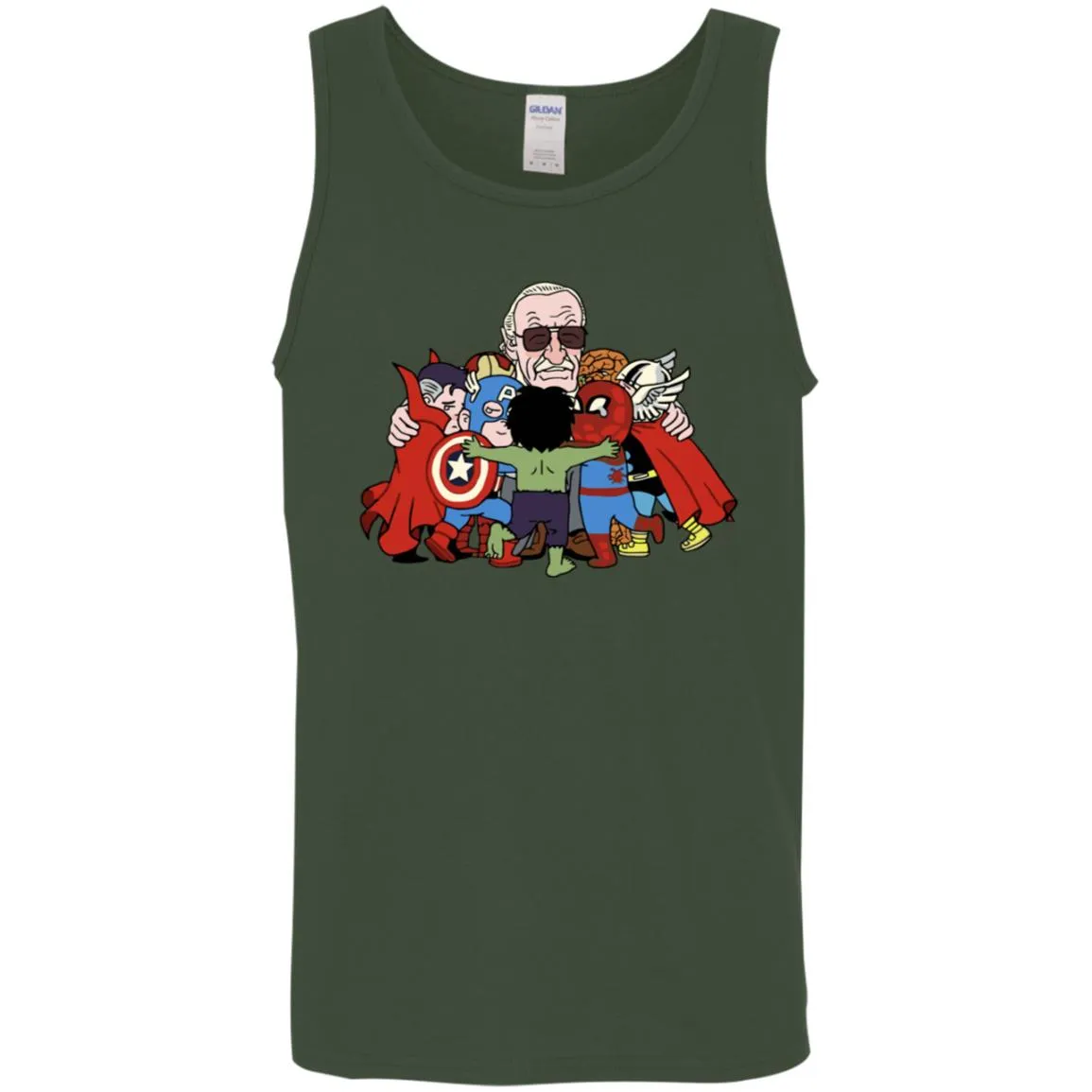 Stan Lee Shirt - Father Of Super Heroes Men Tank Top