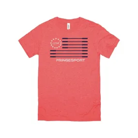 Stars & Bars Red Unisex T-Shirt