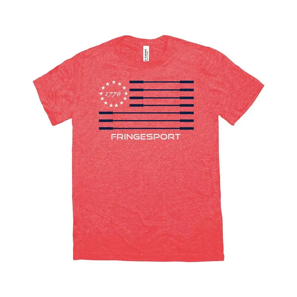 Stars & Bars Red Unisex T-Shirt