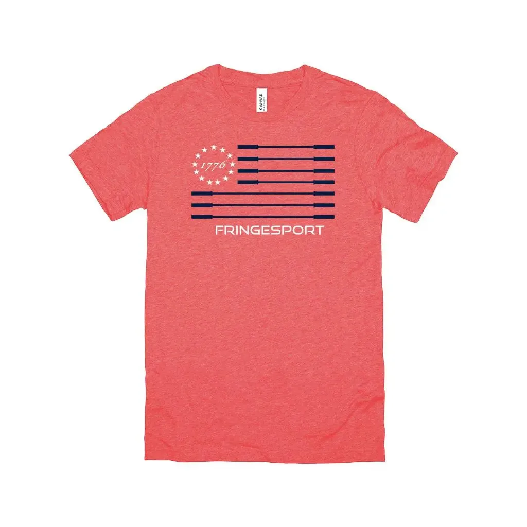Stars & Bars Red Unisex T-Shirt