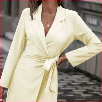 Stylish Dress Trench Short Coat - Sizes S-XXXL