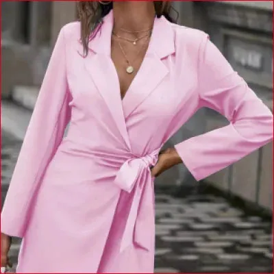 Stylish Dress Trench Short Coat - Sizes S-XXXL