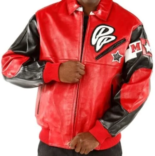 Stylish Red and Black Pelle Pelle Soda Club Jacket - A Must-Have Choice