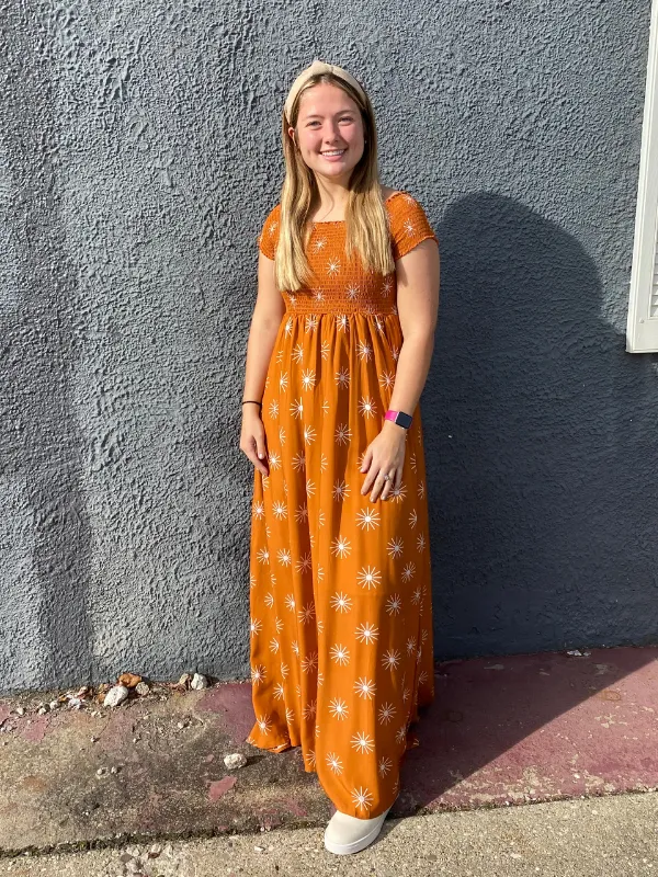 Sun Rust Mika Dress