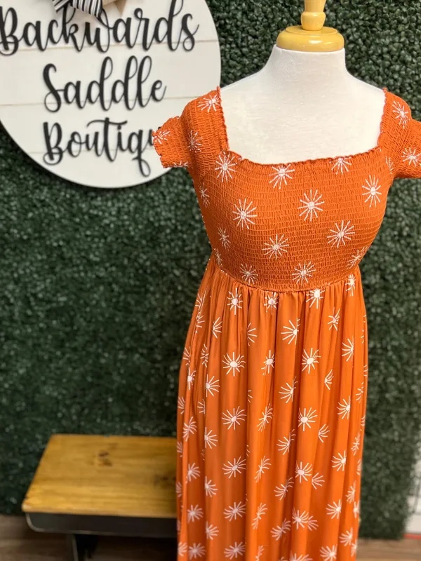 Sun Rust Mika Dress