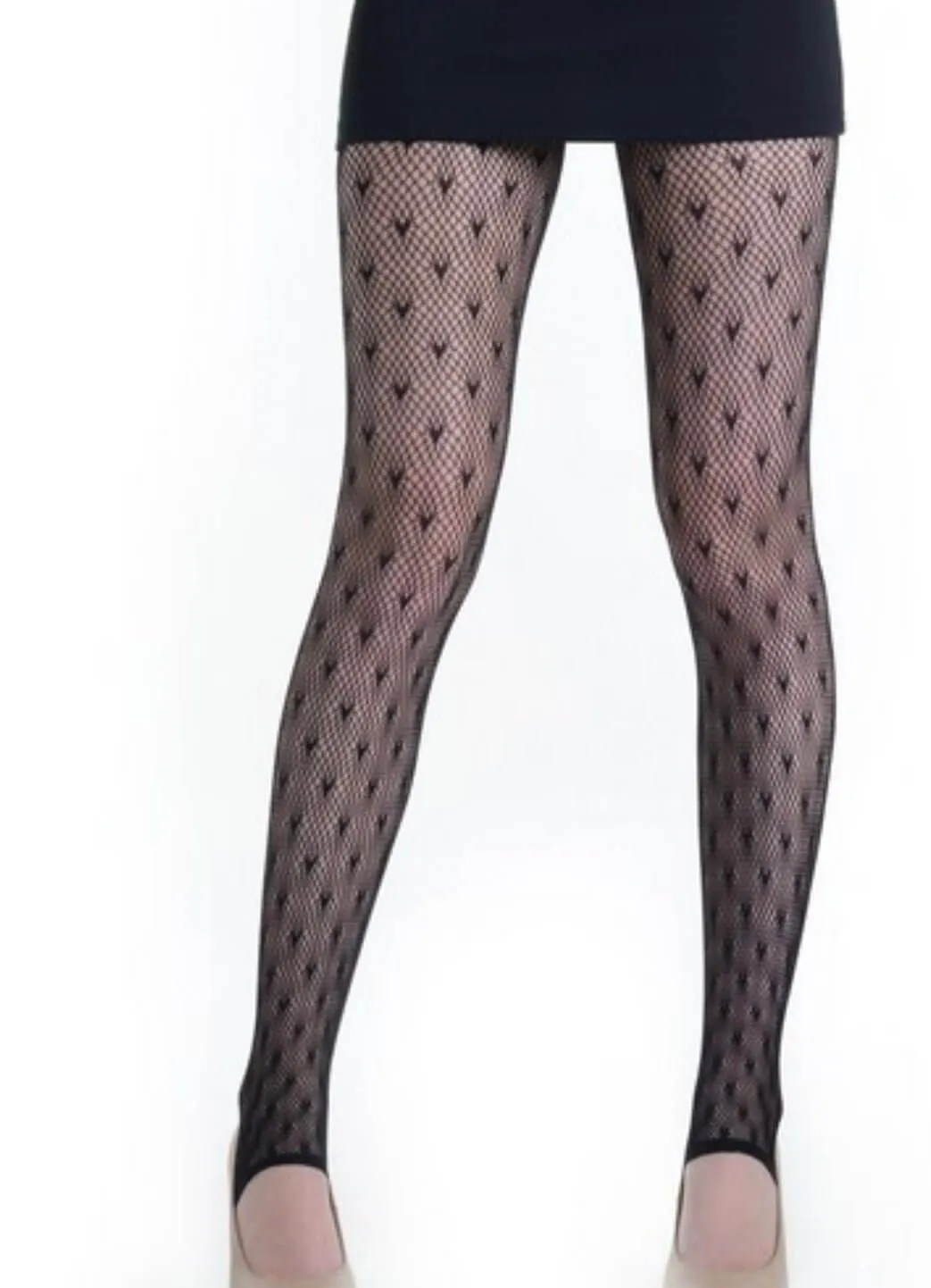 The Winter Tights: Sheer Patterned Black Tights