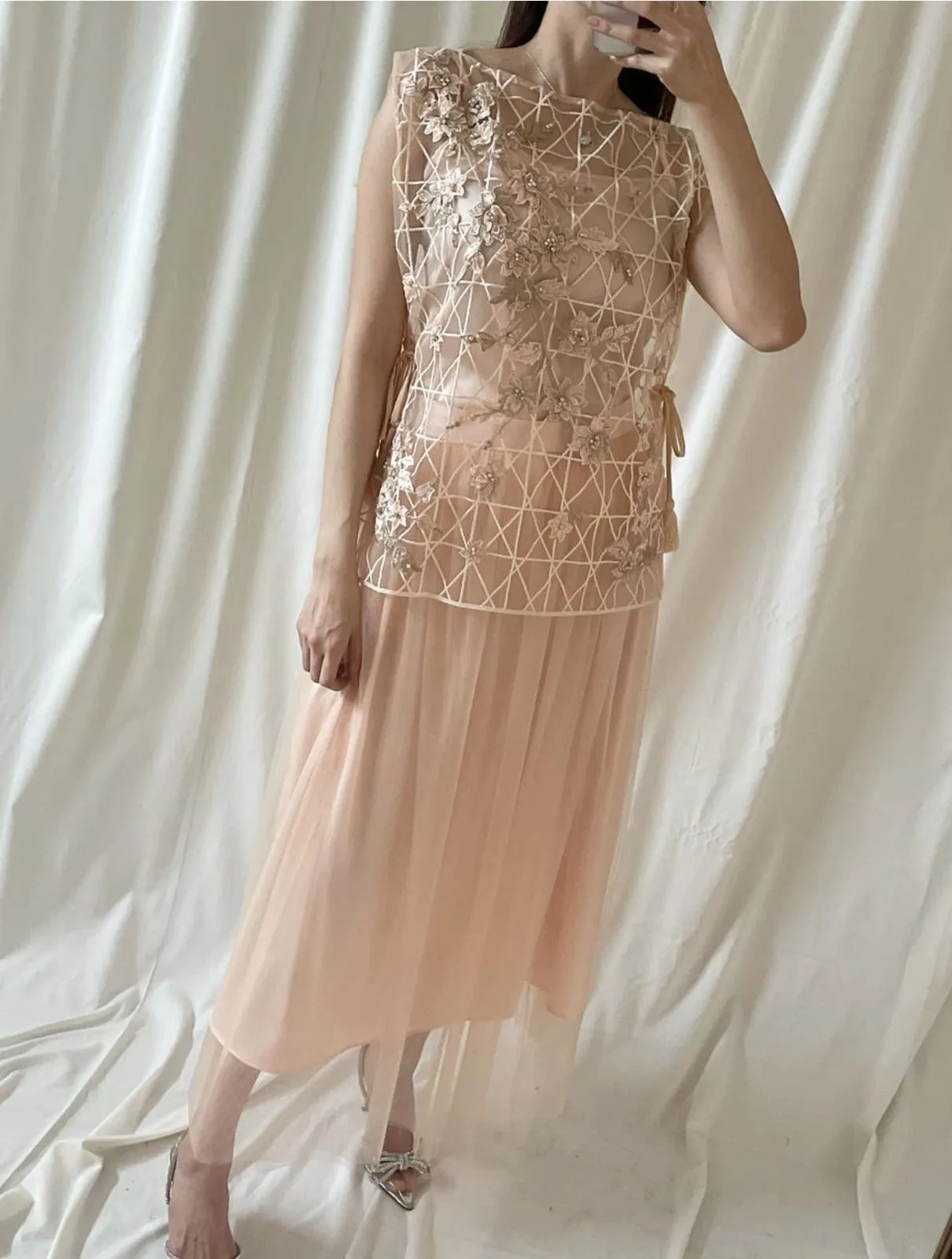 Top Lace Fellicia Peach