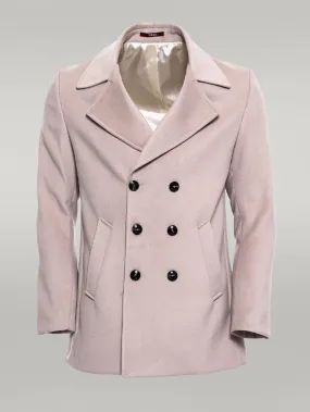 WSS Double Breasted Cachet Cream Color Coat  - Singen